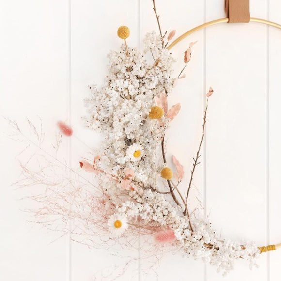 Workshop – Trockenblumenkranz