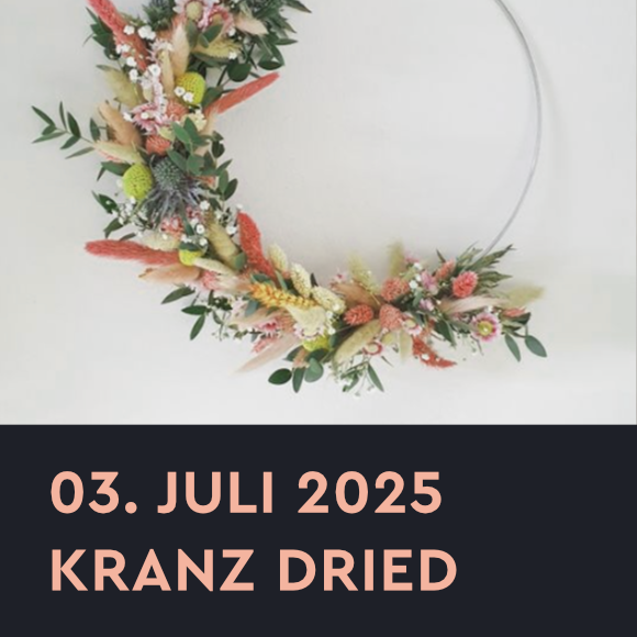 Workshop – Trockenblumenkranz