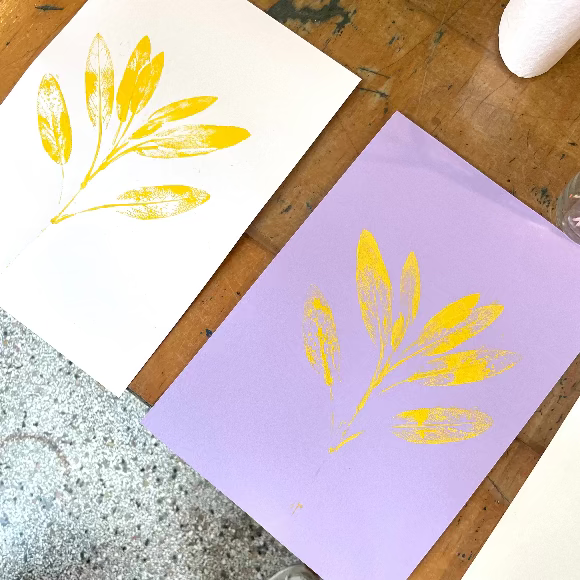 Workshop – Botanical Monoprinting