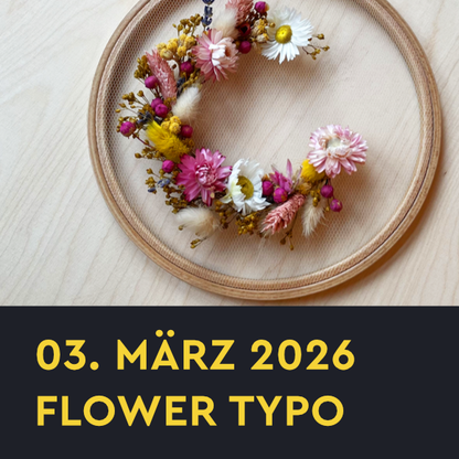 Workshop – Flower Typographie 2