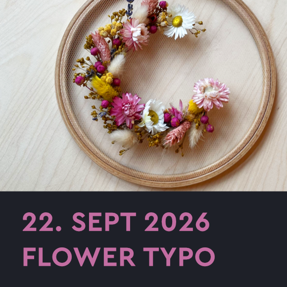 Workshop – Flower Typographie