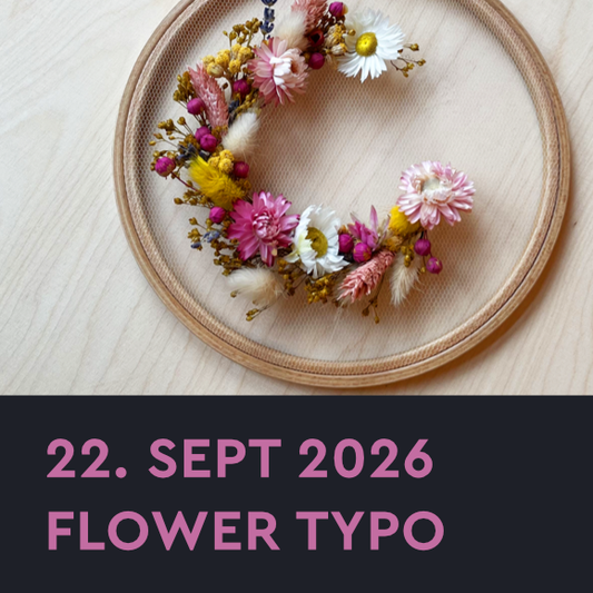 Workshop – Flower Typographie