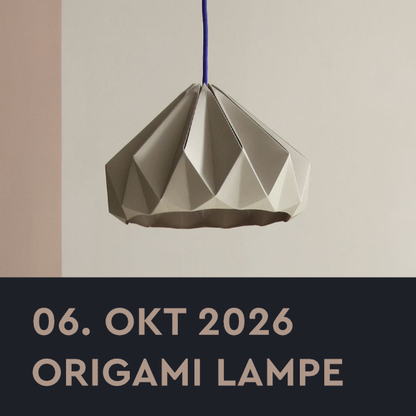 Workshop – Origami Lampenschirm