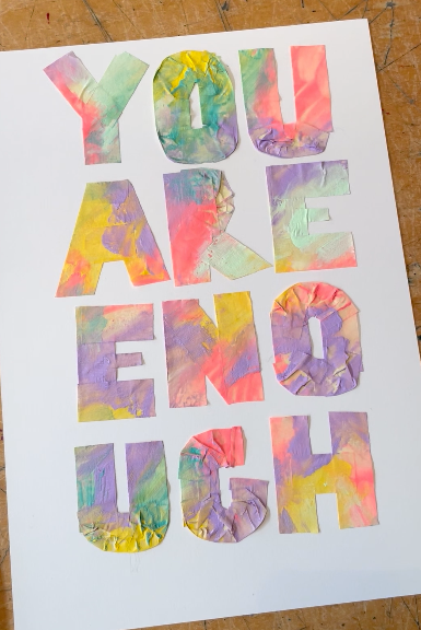 Workshop – Typo-Taping Beutel